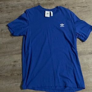 Blue adidas tee shirt